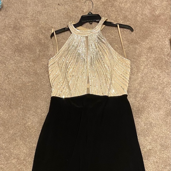 EMBELLISHED FLOOR LENGTH GOWN - Picture 1 of 3